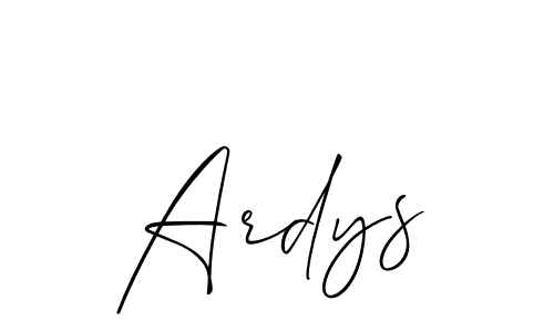 Best and Professional Signature Style for Ardys. Allison_Script Best Signature Style Collection. Ardys signature style 2 images and pictures png
