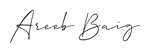 The Allison_Script lettering style adds unique flourish to name Areeb Baig. Stand out with a custom digital autograph made in seconds. Areeb Baig signature style 2 images and pictures png