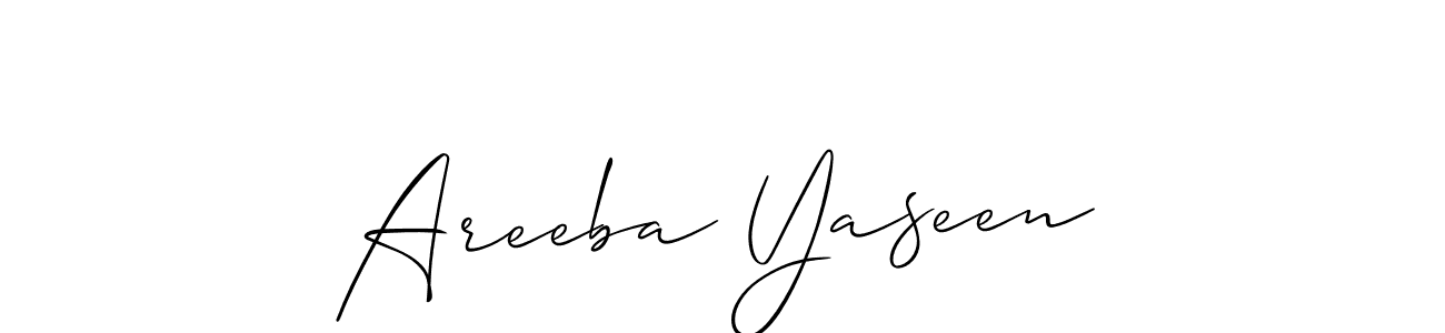 You can use this online signature creator to create a handwritten signature for the name Areeba Yaseen. This is the best online autograph maker. Areeba Yaseen signature style 2 images and pictures png