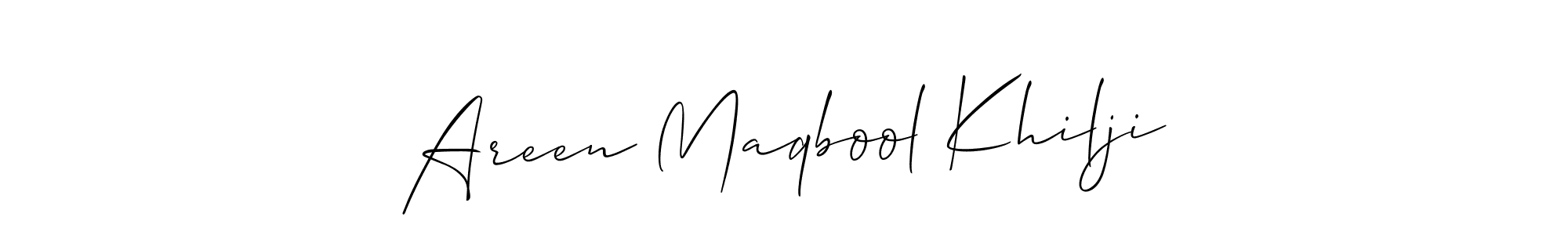 Here are the top 10 professional signature styles for the name Areen Maqbool Khilji. These are the best autograph styles you can use for your name. Areen Maqbool Khilji signature style 2 images and pictures png