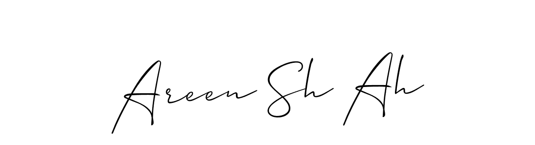 Once you've used our free online signature maker to create your best signature Allison_Script style, it's time to enjoy all of the benefits that Areen Sh Ah name signing documents. Areen Sh Ah signature style 2 images and pictures png