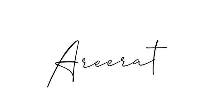 Also You can easily find your signature by using the search form. We will create Areerat name handwritten signature images for you free of cost using Allison_Script sign style. Areerat signature style 2 images and pictures png