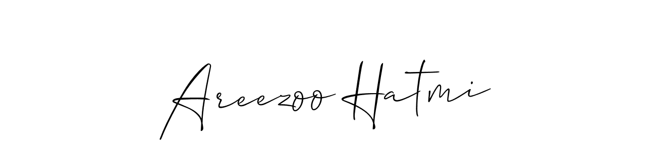 Similarly Allison_Script is the best handwritten signature design. Signature creator online .You can use it as an online autograph creator for name Areezoo Hatmi. Areezoo Hatmi signature style 2 images and pictures png