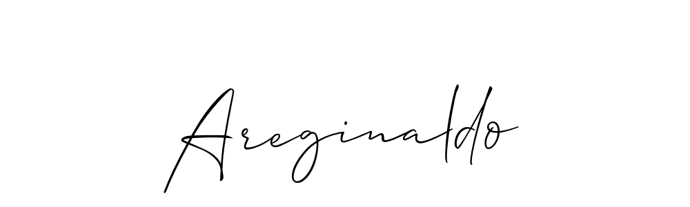 Also we have Areginaldo name is the best signature style. Create professional handwritten signature collection using Allison_Script autograph style. Areginaldo signature style 2 images and pictures png