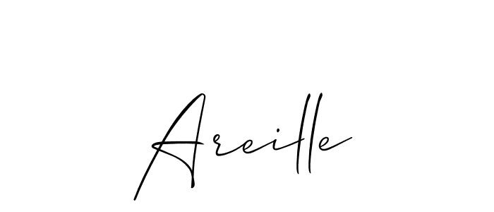 You can use this online signature creator to create a handwritten signature for the name Areille. This is the best online autograph maker. Areille signature style 2 images and pictures png