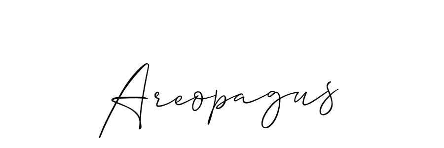You should practise on your own different ways (Allison_Script) to write your name (Areopagus) in signature. don't let someone else do it for you. Areopagus signature style 2 images and pictures png