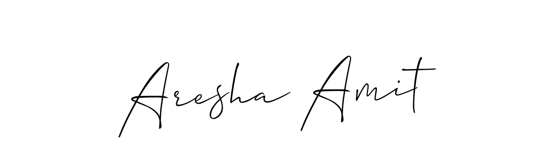 Make a beautiful signature design for name Aresha Amit. Use this online signature maker to create a handwritten signature for free. Aresha Amit signature style 2 images and pictures png