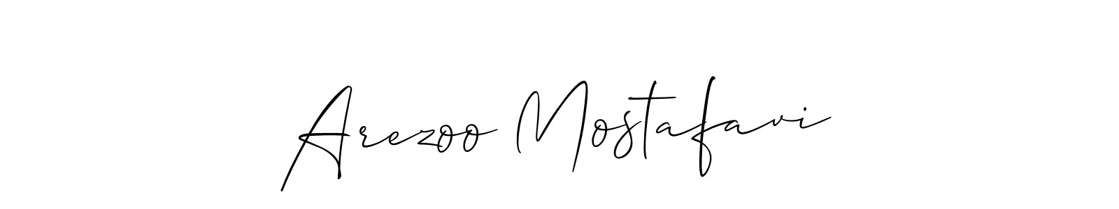 Make a beautiful signature design for name Arezoo Mostafavi. Use this online signature maker to create a handwritten signature for free. Arezoo Mostafavi signature style 2 images and pictures png