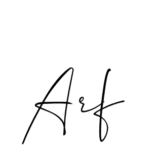 Check out images of Autograph of Arf name. Actor Arf Signature Style. Allison_Script is a professional sign style online. Arf signature style 2 images and pictures png