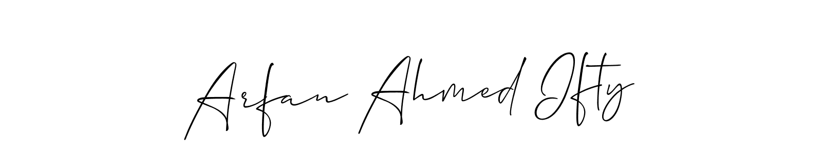 Make a beautiful signature design for name Arfan Ahmed Ifty. Use this online signature maker to create a handwritten signature for free. Arfan Ahmed Ifty signature style 2 images and pictures png