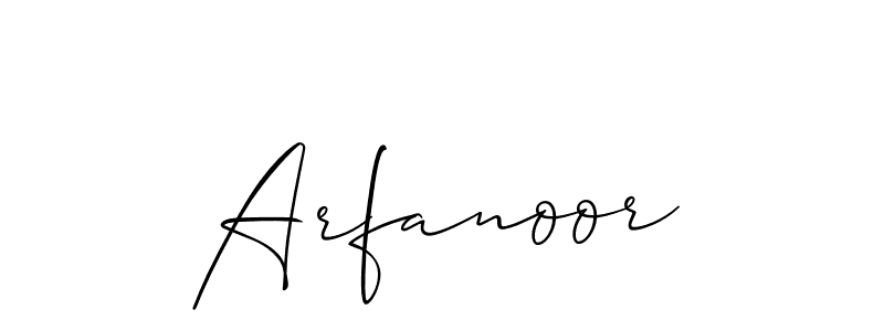 Make a beautiful signature design for name Arfanoor. Use this online signature maker to create a handwritten signature for free. Arfanoor signature style 2 images and pictures png