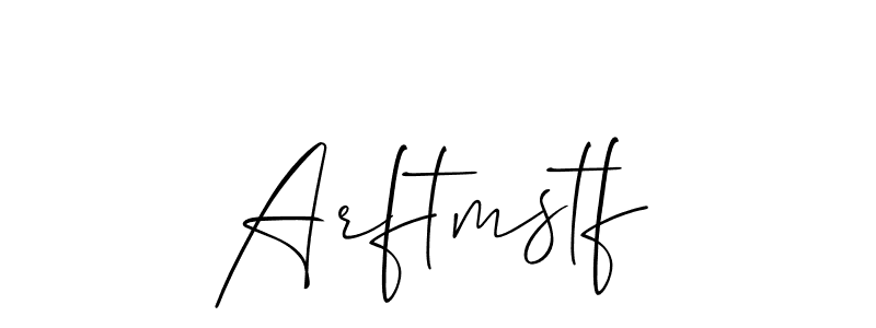 Design your own signature with our free online signature maker. With this signature software, you can create a handwritten (Allison_Script) signature for name Arftmstf. Arftmstf signature style 2 images and pictures png