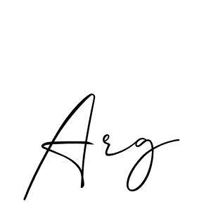 How to make Arg name signature. Use Allison_Script style for creating short signs online. This is the latest handwritten sign. Arg signature style 2 images and pictures png