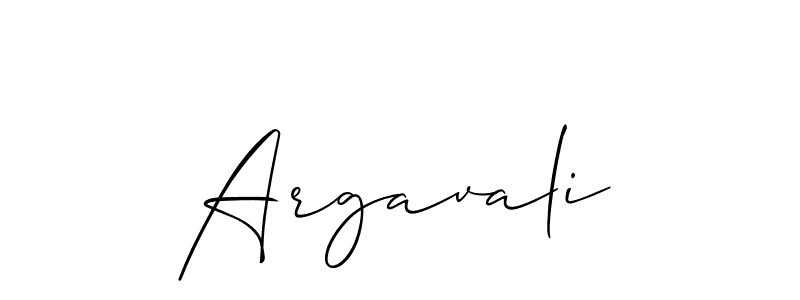 You should practise on your own different ways (Allison_Script) to write your name (Argavali) in signature. don't let someone else do it for you. Argavali signature style 2 images and pictures png