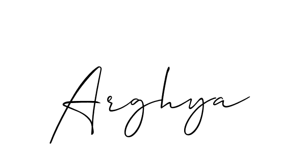 You should practise on your own different ways (Allison_Script) to write your name (Arghya) in signature. don't let someone else do it for you. Arghya signature style 2 images and pictures png