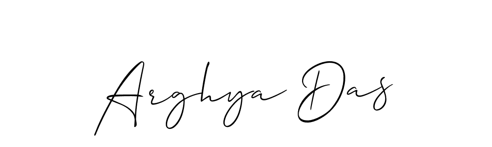 Also we have Arghya Das name is the best signature style. Create professional handwritten signature collection using Allison_Script autograph style. Arghya Das signature style 2 images and pictures png