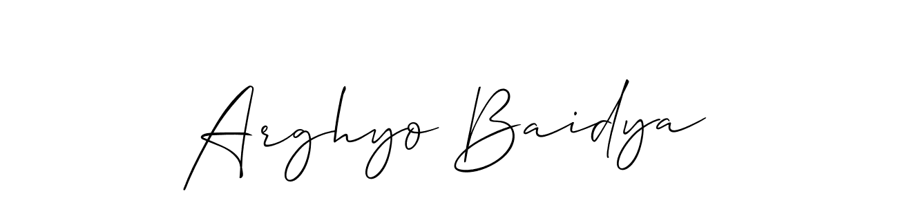 Here are the top 10 professional signature styles for the name Arghyo Baidya. These are the best autograph styles you can use for your name. Arghyo Baidya signature style 2 images and pictures png