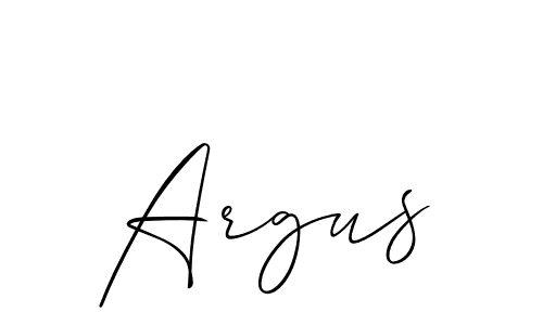 Use a signature maker to create a handwritten signature online. With this signature software, you can design (Allison_Script) your own signature for name Argus. Argus signature style 2 images and pictures png