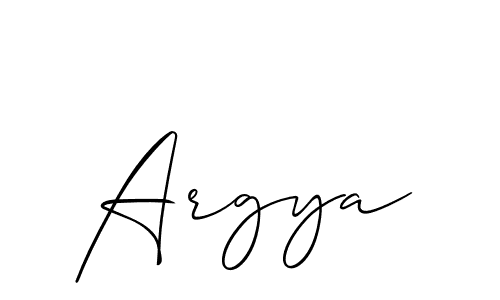 It looks lik you need a new signature style for name Argya. Design unique handwritten (Allison_Script) signature with our free signature maker in just a few clicks. Argya signature style 2 images and pictures png