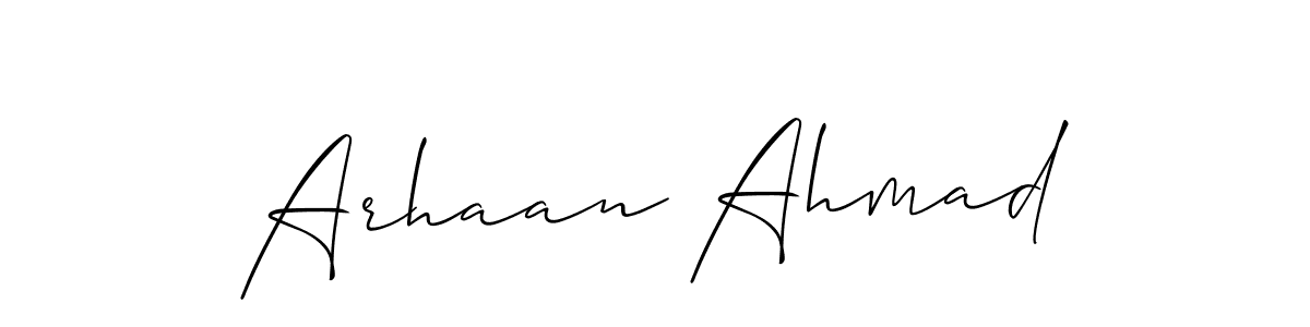 Make a beautiful signature design for name Arhaan Ahmad. Use this online signature maker to create a handwritten signature for free. Arhaan Ahmad signature style 2 images and pictures png