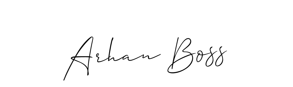 Make a short Arhan Boss signature style. Manage your documents anywhere anytime using Allison_Script. Create and add eSignatures, submit forms, share and send files easily. Arhan Boss signature style 2 images and pictures png