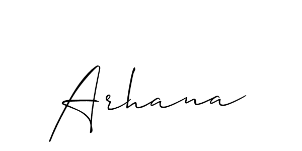 Once you've used our free online signature maker to create your best signature Allison_Script style, it's time to enjoy all of the benefits that Arhana name signing documents. Arhana signature style 2 images and pictures png