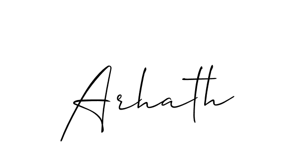 Here are the top 10 professional signature styles for the name Arhath. These are the best autograph styles you can use for your name. Arhath signature style 2 images and pictures png