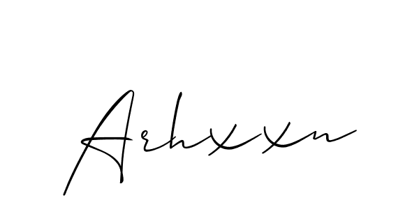 if you are searching for the best signature style for your name Arhxxn. so please give up your signature search. here we have designed multiple signature styles  using Allison_Script. Arhxxn signature style 2 images and pictures png