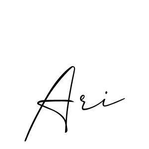 Ari stylish signature style. Best Handwritten Sign (Allison_Script) for my name. Handwritten Signature Collection Ideas for my name Ari. Ari signature style 2 images and pictures png