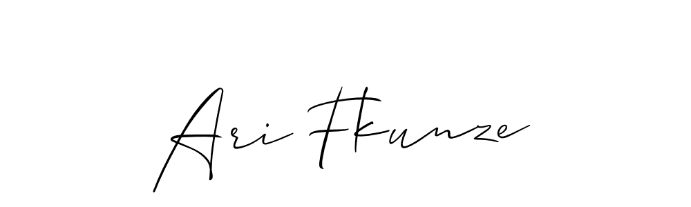 It looks lik you need a new signature style for name Ari Fkunze. Design unique handwritten (Allison_Script) signature with our free signature maker in just a few clicks. Ari Fkunze signature style 2 images and pictures png