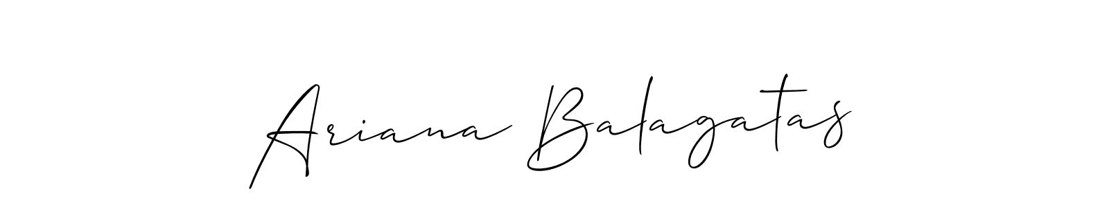 Here are the top 10 professional signature styles for the name Ariana Balagatas. These are the best autograph styles you can use for your name. Ariana Balagatas signature style 2 images and pictures png