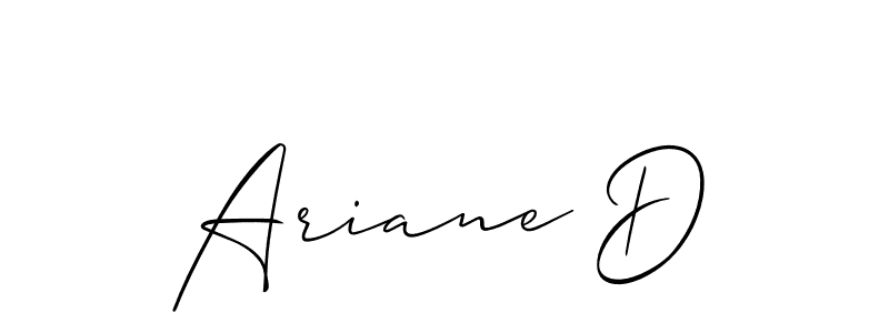 Once you've used our free online signature maker to create your best signature Allison_Script style, it's time to enjoy all of the benefits that Ariane D name signing documents. Ariane D signature style 2 images and pictures png