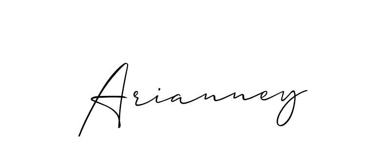 Similarly Allison_Script is the best handwritten signature design. Signature creator online .You can use it as an online autograph creator for name Arianney. Arianney signature style 2 images and pictures png