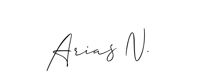 Check out images of Autograph of Arias N. name. Actor Arias N. Signature Style. Allison_Script is a professional sign style online. Arias N. signature style 2 images and pictures png