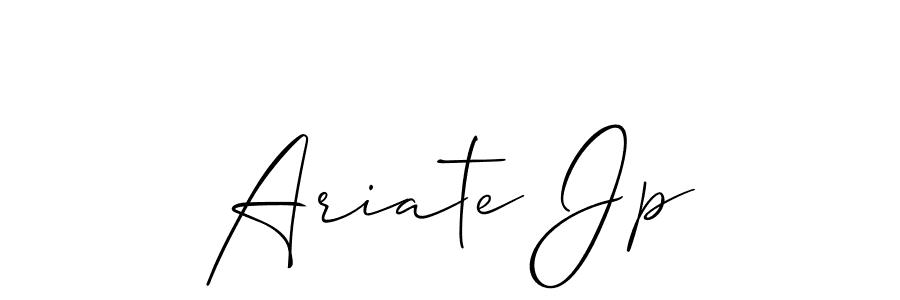 You can use this online signature creator to create a handwritten signature for the name Ariate Jp. This is the best online autograph maker. Ariate Jp signature style 2 images and pictures png