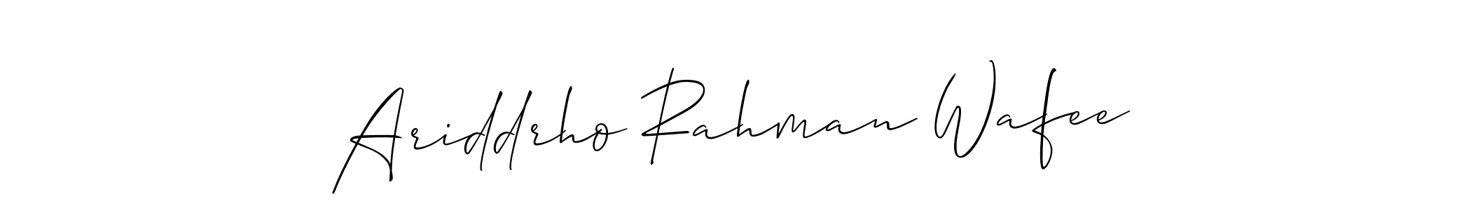 See photos of Ariddrho Rahman Wafee official signature by Spectra . Check more albums & portfolios. Read reviews & check more about Allison_Script font. Ariddrho Rahman Wafee signature style 2 images and pictures png