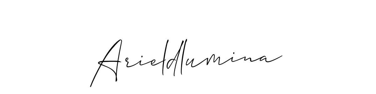 This is the best signature style for the Arieldlumina name. Also you like these signature font (Allison_Script). Mix name signature. Arieldlumina signature style 2 images and pictures png