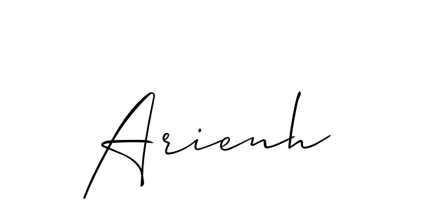 Here are the top 10 professional signature styles for the name Arienh. These are the best autograph styles you can use for your name. Arienh signature style 2 images and pictures png