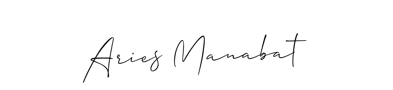 How to Draw Aries Manabat signature style? Allison_Script is a latest design signature styles for name Aries Manabat. Aries Manabat signature style 2 images and pictures png