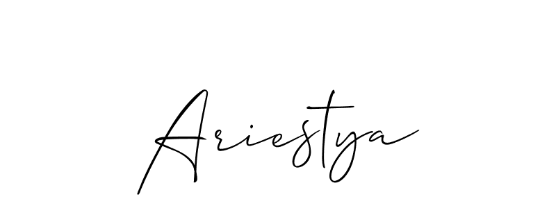 It looks lik you need a new signature style for name Ariestya. Design unique handwritten (Allison_Script) signature with our free signature maker in just a few clicks. Ariestya signature style 2 images and pictures png