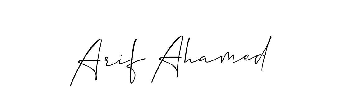 This is the best signature style for the Arif Ahamed name. Also you like these signature font (Allison_Script). Mix name signature. Arif Ahamed signature style 2 images and pictures png