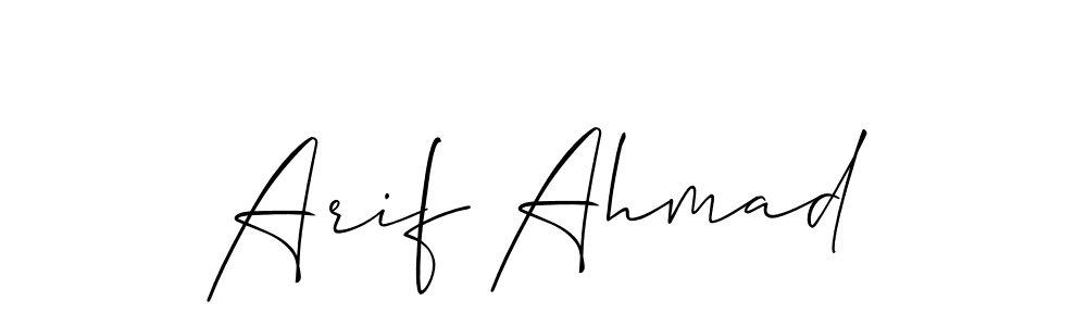 How to Draw Arif Ahmad signature style? Allison_Script is a latest design signature styles for name Arif Ahmad. Arif Ahmad signature style 2 images and pictures png