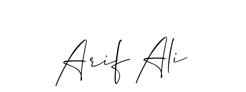 Make a beautiful signature design for name Arif Ali. Use this online signature maker to create a handwritten signature for free. Arif Ali signature style 2 images and pictures png