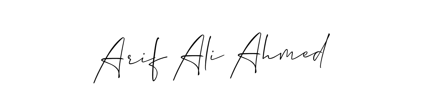 Check out images of Autograph of Arif Ali Ahmed name. Actor Arif Ali Ahmed Signature Style. Allison_Script is a professional sign style online. Arif Ali Ahmed signature style 2 images and pictures png