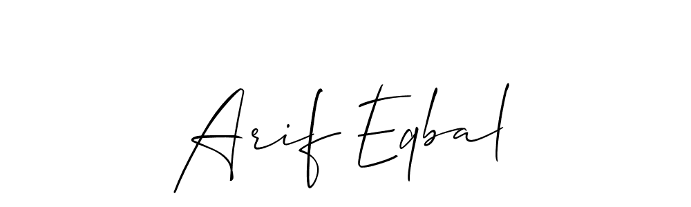 Make a beautiful signature design for name Arif Eqbal. Use this online signature maker to create a handwritten signature for free. Arif Eqbal signature style 2 images and pictures png
