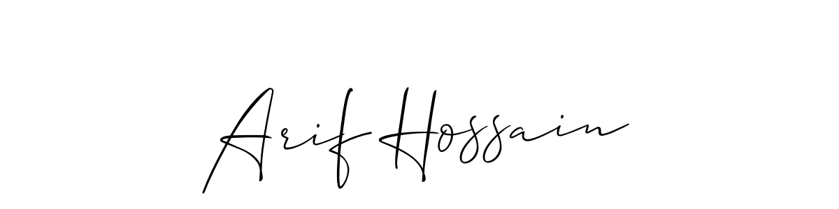 Best and Professional Signature Style for Arif Hossain. Allison_Script Best Signature Style Collection. Arif Hossain signature style 2 images and pictures png