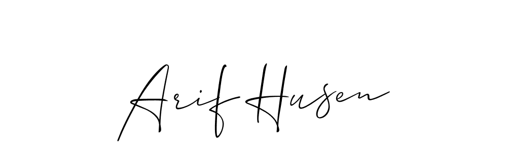 Also You can easily find your signature by using the search form. We will create Arif Husen name handwritten signature images for you free of cost using Allison_Script sign style. Arif Husen signature style 2 images and pictures png