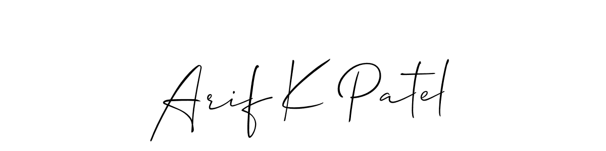 Check out images of Autograph of Arif K Patel name. Actor Arif K Patel Signature Style. Allison_Script is a professional sign style online. Arif K Patel signature style 2 images and pictures png