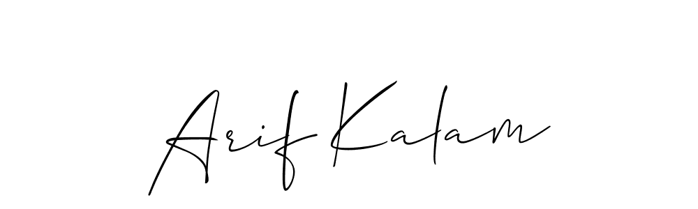 You can use this online signature creator to create a handwritten signature for the name Arif Kalam. This is the best online autograph maker. Arif Kalam signature style 2 images and pictures png
