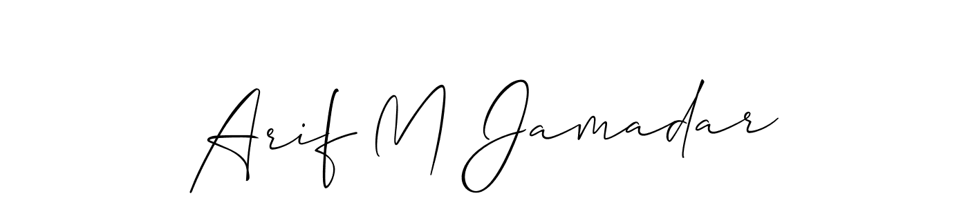 Similarly Allison_Script is the best handwritten signature design. Signature creator online .You can use it as an online autograph creator for name Arif M Jamadar. Arif M Jamadar signature style 2 images and pictures png